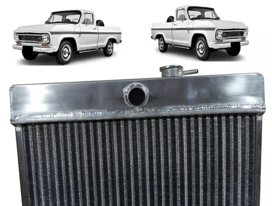 RADIADOR AGUA ALUMINIO GM C10 / VERANEIO 6 CC 3 CARREIRAS