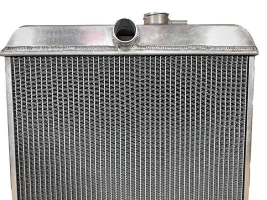 RADIADOR AGUA  ALUMINIO RURAL F75 WILLYS 6 CILINDROS BRASADO