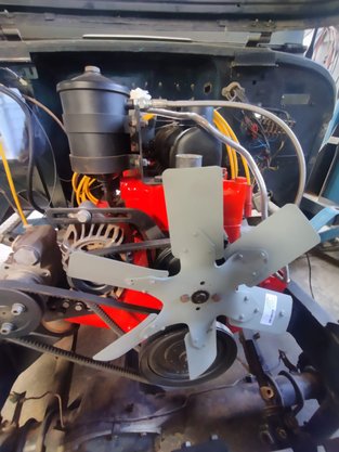 HELICE FERRO 6 PÁS JEEP F75-WILLYS 6 CILINDROS