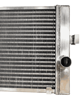 RADIADOR DE AGUA GM OPALA 4CC 1985 A 1987 EM ALUMINIO MODELO DEITADOAluminio