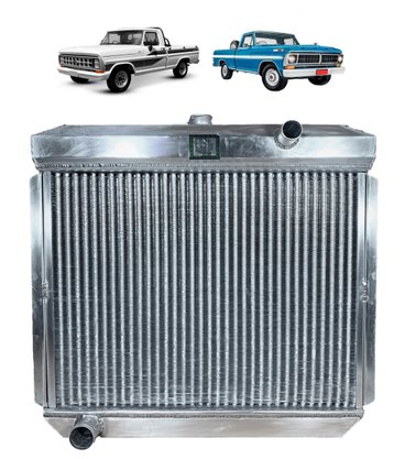 RADIADOR AGUA ALUMINIO F1000 / F2000 / F4000 MOTOR MWM - 1972 A 1991