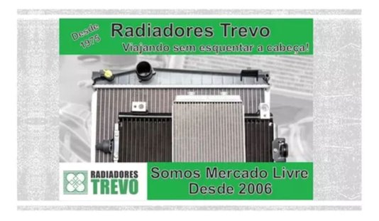 RADIADOR AR QUENTE COBALT ONIX SPIN PRISMA 2012 EM DIANTE  ESPESSURA 34MM