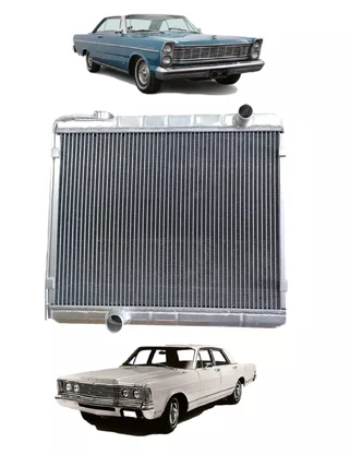RADIADOR BRASADO FORD GALAXIE LANDAU ESPESSURA DE 45 MM