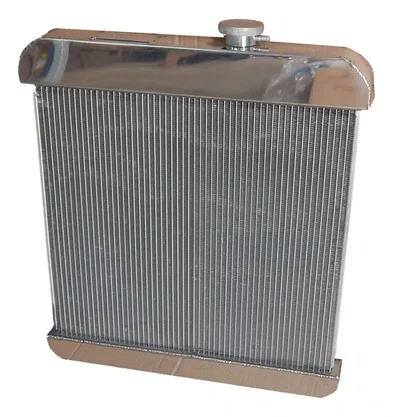 Radiador Chevrolet C10 6cc Gasolina Alumínio Brasado Polido