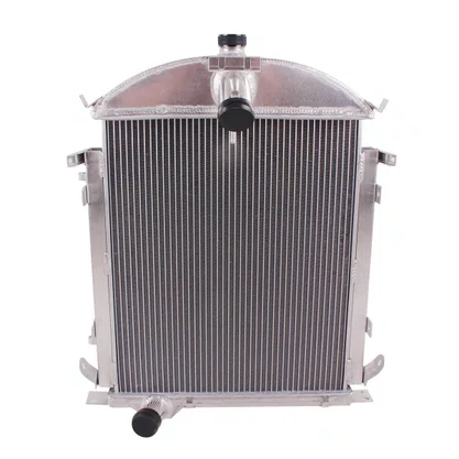 RADIADOR DE AGUA FORD 1929 ALUMINIO BRASADO POLIDO 40MM