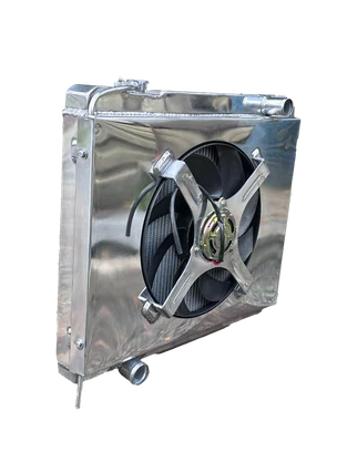 RADIADOR DE AGUA FORD LANDAU COM DEFLETOR E GMV POLIDO