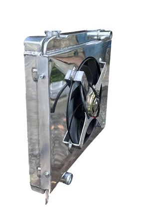 RADIADOR DE AGUA FORD LANDAU COM DEFLETOR E GMV POLIDO