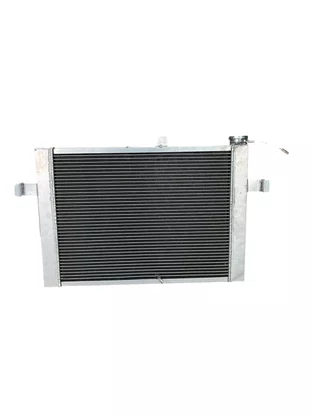 RADIADOR DE AGUA GM OPALA 4CC 1985 A 1987 EM ALUMINIO BRASADO MODELO DEITADO