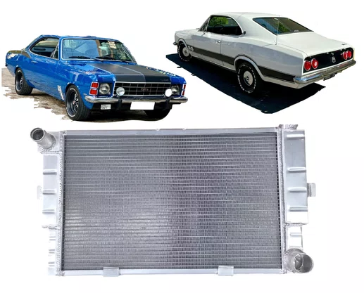 RADIADOR DE AGUA OPALA 6CC 1975 A 1979 EM ALUMINIO BRASADO 26MM