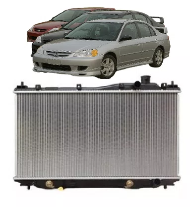 Radiador Honda Civic Ex Lx 1.7 2001 A 2005 Automatico