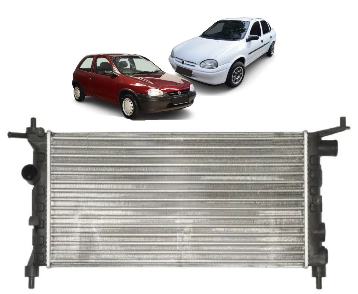 RADIADOR AGUA GM CHEVROLET CORSA / PICK UP CORSA  1.0 / 1.4 / 1.6  -1994 ACIMA