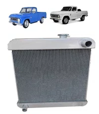 Radiador Gm D10 4 Cc Diesel Alumínio Brasado Slim