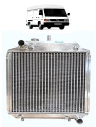 RADIADOR AGUA  MB 180D 03 CARREIRAS ALUMINIO PREMIUM