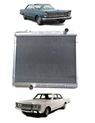 RADIADOR BRASADO FORD GALAXIE LANDAU ESPESSURA DE 45 MM