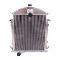 RADIADOR DE AGUA FORD 1929 ALUMINIO BRASADO POLIDO 40MM