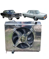 RADIADOR DE AGUA FORD LANDAU COM DEFLETOR E GMV POLIDO