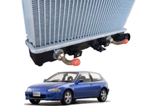 Radiador de agua Honda Civic 1.5 1.6 1992 a 2000 Automático
