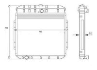RADIADOR AGUA F600 / F11000 / F13000 / FORD AVARENTAO