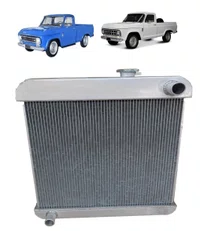 Radiador Gm D10 4 Cc Diesel Alumínio Brasado Slim