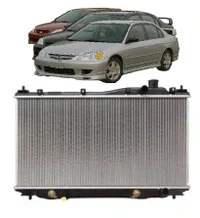 Radiador Honda Civic Ex Lx 1.7 2001 A 2005 Automatico