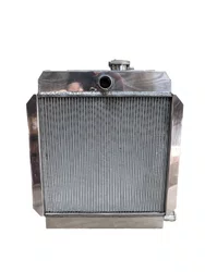 RADIADOR DE ÁGUA WILLYS JEEP 4CC OHC 2.3 ALUMINIO POLIDO