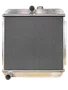 RADIADOR ALUMINIO RURAL F75 WILLYS 6 CILINDROS BRASADO COM DEFLETOR + GMV SPAL E CONDENSADOR