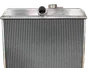 RADIADOR ALUMINIO RURAL F75 WILLYS 6 CILINDROS BRASADO COM DEFLETOR + GMV SPAL E CONDENSADOR